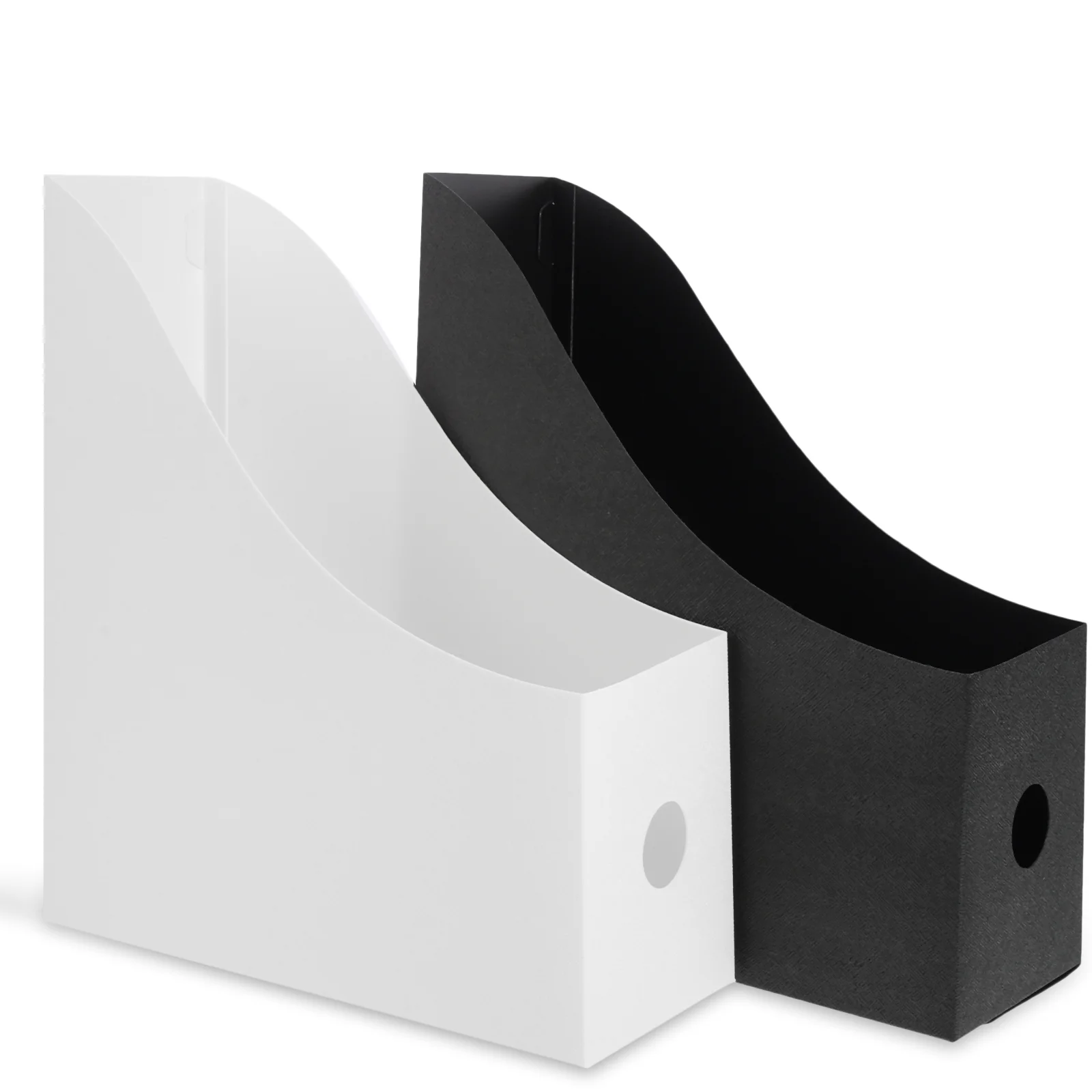 Household Magazine Holder File Storage Box Book Shelves for Office Supply Organizer Multi-function