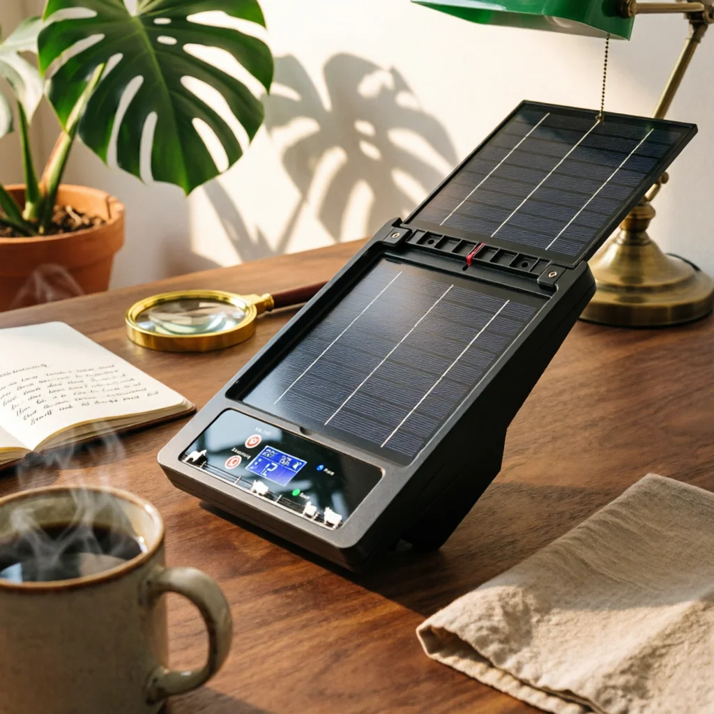 Solar Electric Fence Charger Integrated Design Solar Electric Fence Box Farm Equipment Long Range Low Maintenance for Ranch