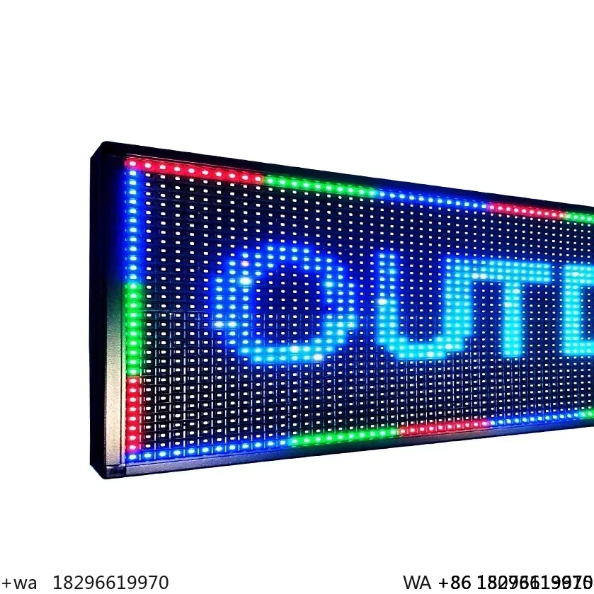 

Outdoor Programmable LED Scrolling Sign P10 Digital Signage for Commercial Store Restaurant Windows