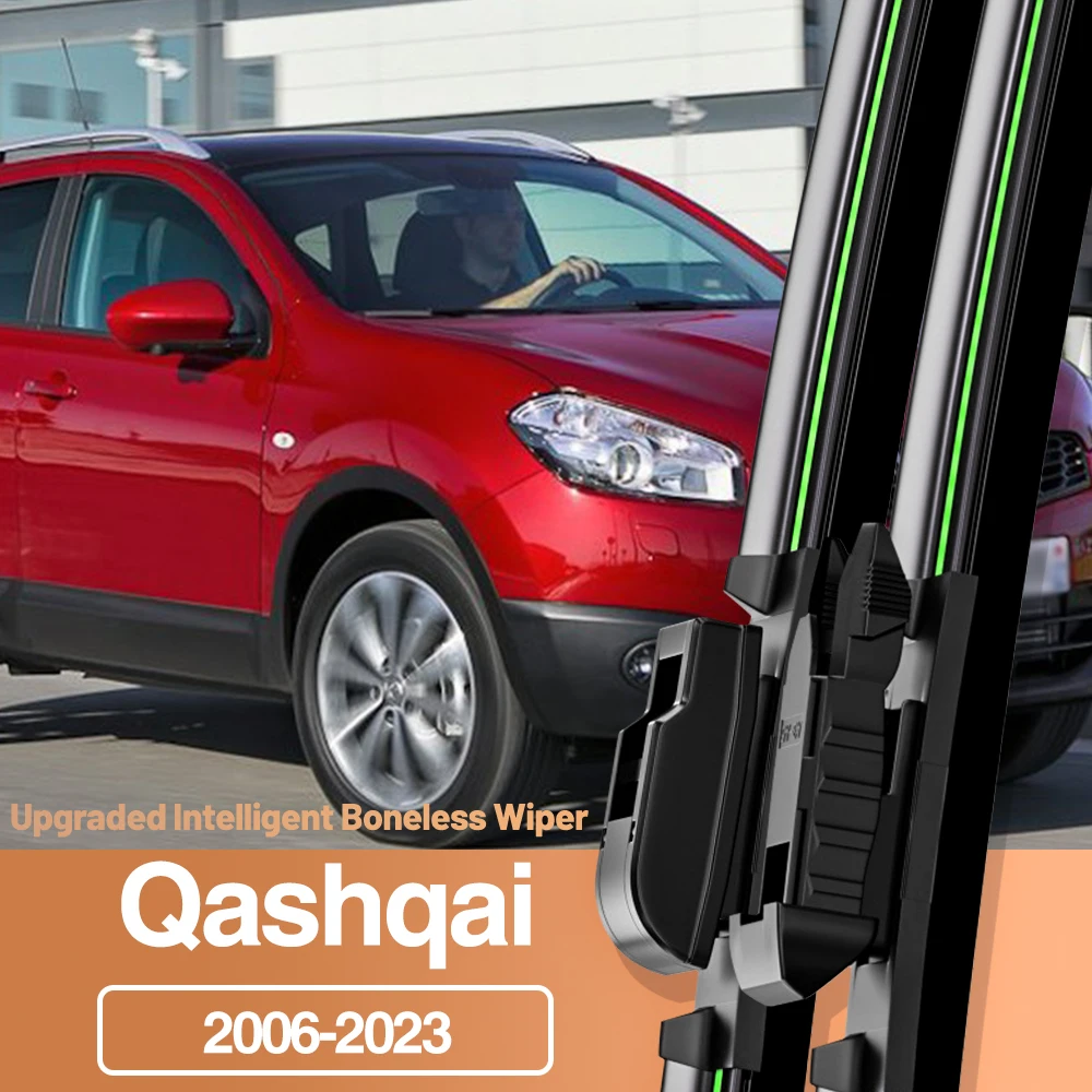 2x Für Nissan Qashqai J10 J11 J12 2006-2023 Frontscheibe Wischer Klingen Windschutzscheibe Fenster Zubehör 2007 2009 2013 2014 2020