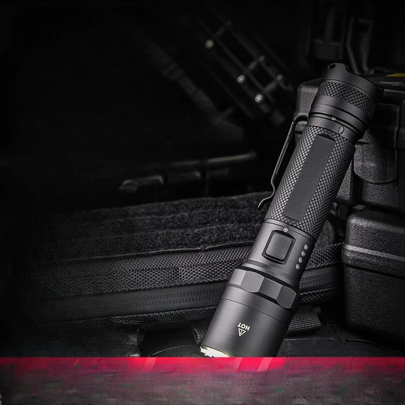 Service flashlight bright super bright rechargeable durable 5000 lumens