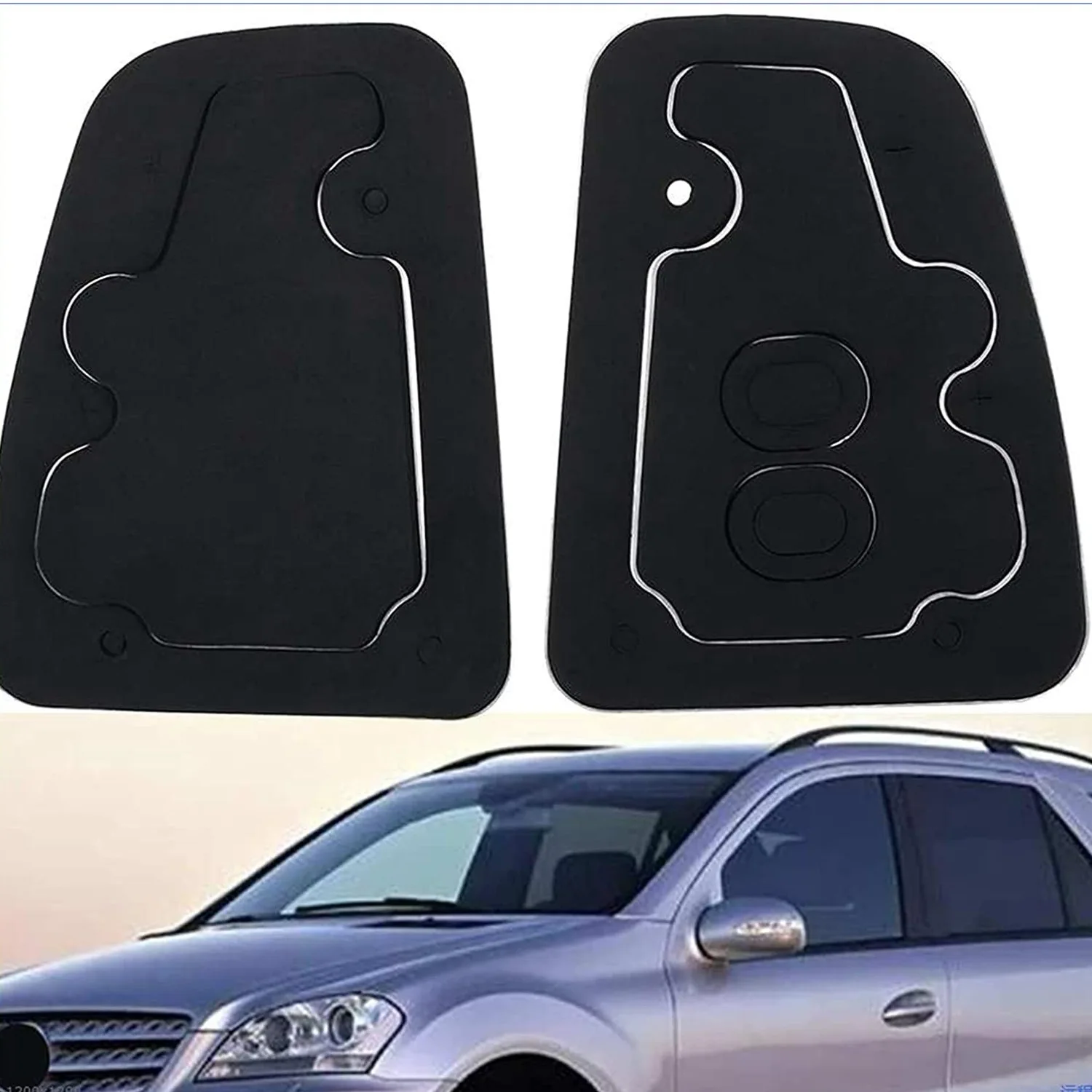 

Top!-Car Rear Brake Light Gasket Tail Light Gasket Suitable For ML W164 2005-2011 A1648261691 A1648261591