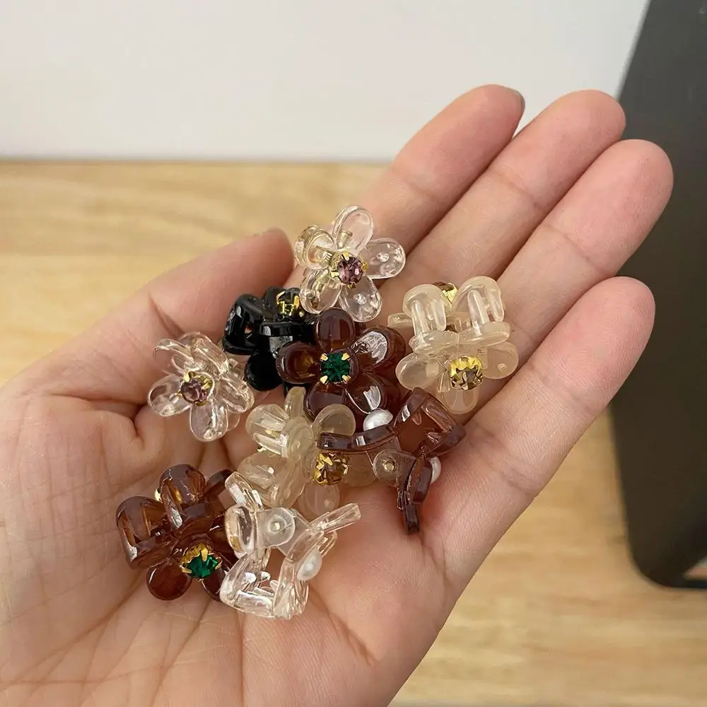 

Мини-заколка для волос с цветком, боковые зажимы для челки на лбу, зажим в форме цветка, зажим для волос, маленькая заколка для волос, аксессуары для волос