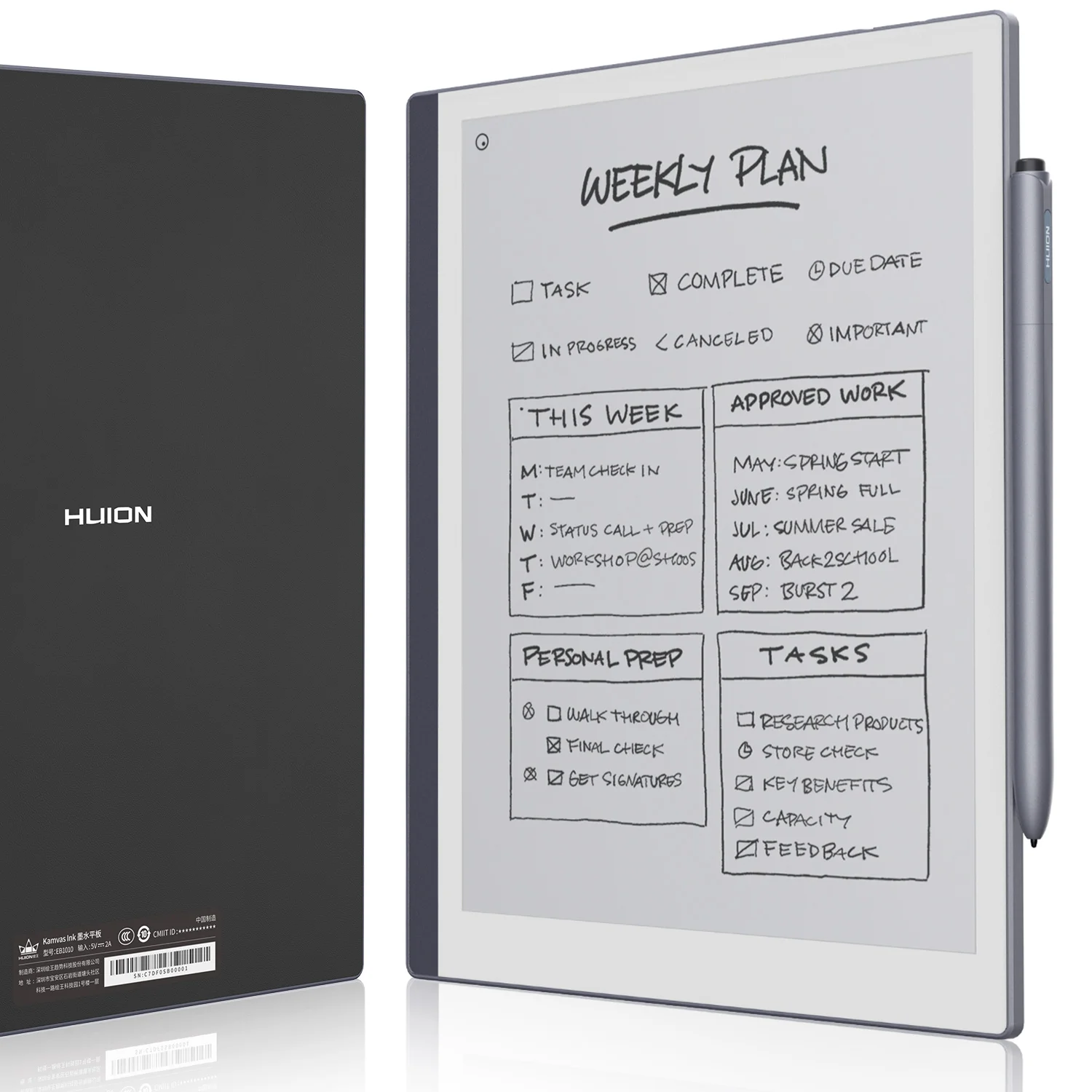 

Электронная книга Ink E-reader 10.3 дюйма, планшет для письма с E-ink экраном, 4 ГБ + 64 ГБ, планшет для чтения электронных книг
