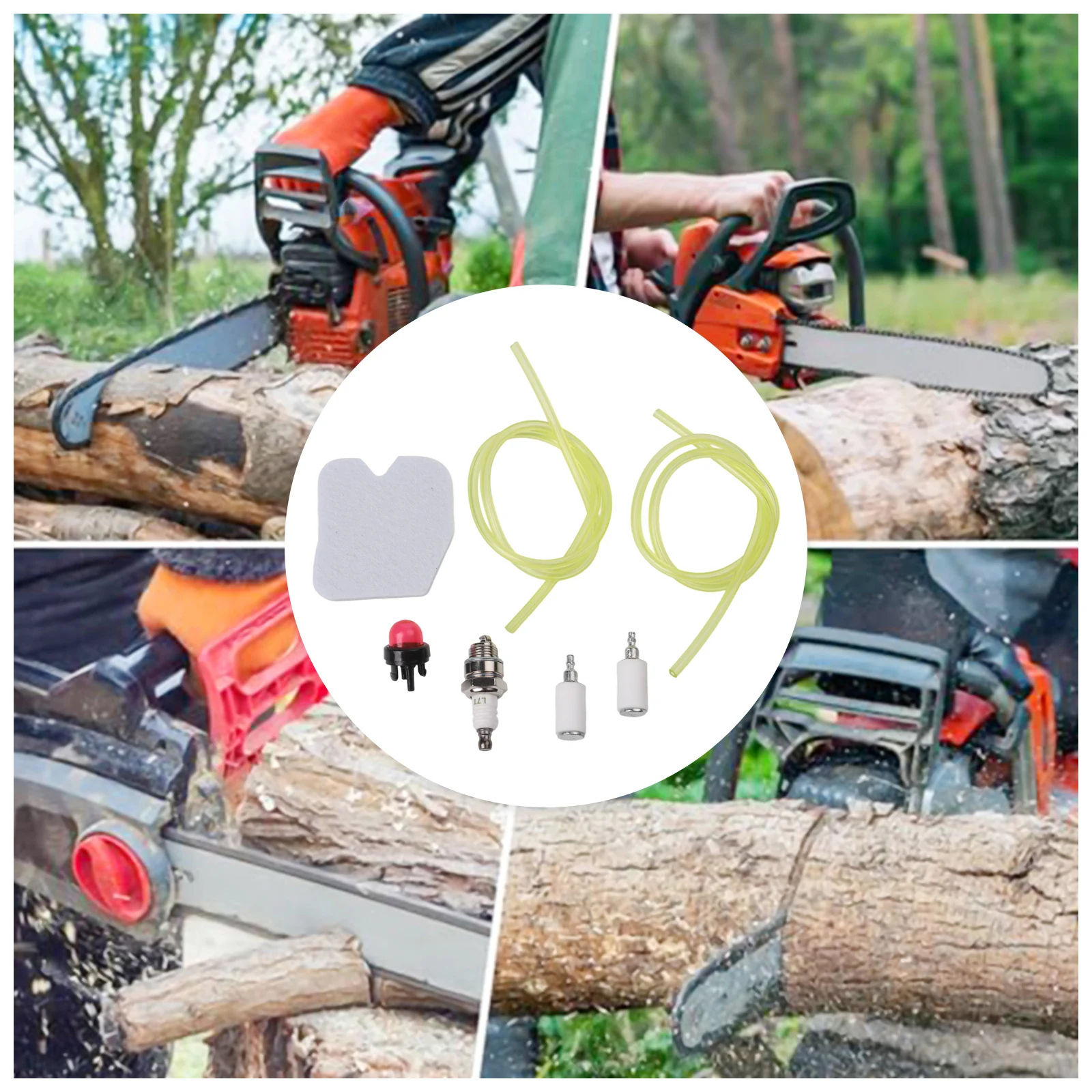 Chainsaw Maintenance 17*21*2.5cm Air Filter Kit Air Filter For Chainsaw Performance Upgrade Long-Lasting Service Life