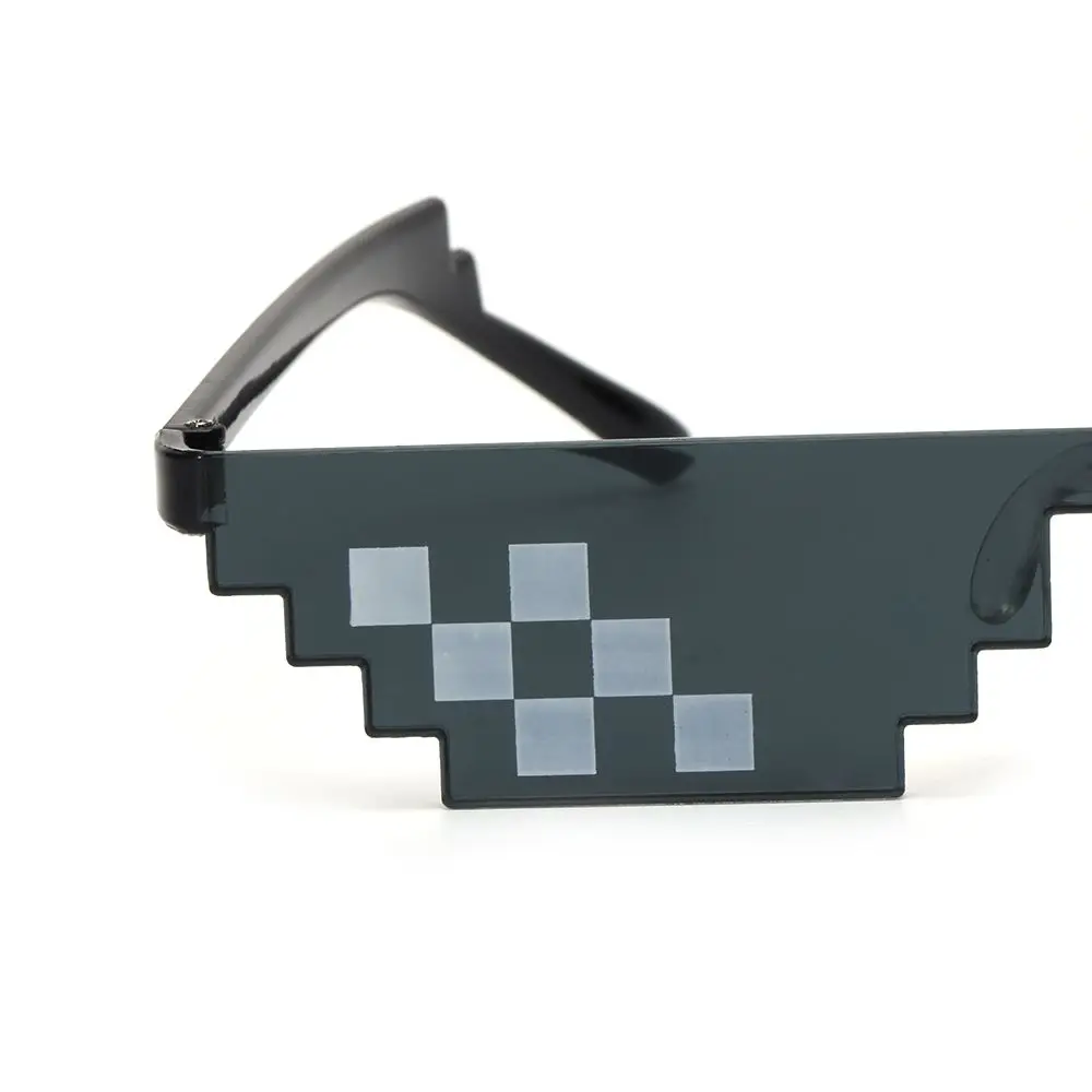 Fashion Men & Women Birthday/Party Sunglasses Pixel Mosaic Sunglasses Gamer Robot Sunglasses Favors