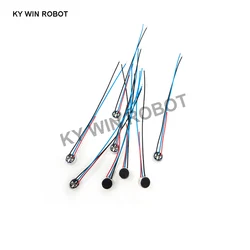 5 PCS/LOT6x2.5mm 6025 MIC Capsule Electret Condenser Microphone With Wire Length 7CM Airflow Sensor Nebulizer