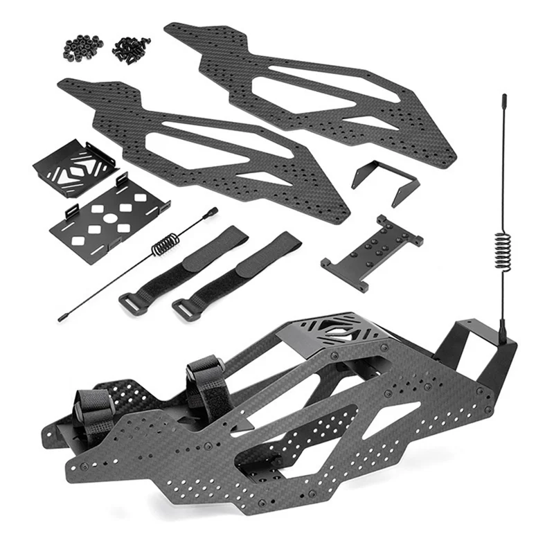 

N03R-1/10 Model Carbon Fiber Climbing Modified Frame Body Shell For Axial SCX10 Axial Capra1.9 UTB Rc Crawler Truck