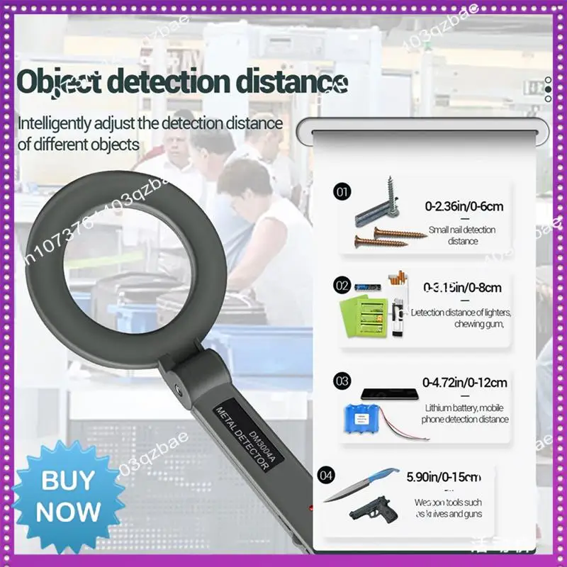 Heißer Ltem Metall Detektor Hohe Empfindlichkeit Metall Scanner Handheld Alarm Scanner DM3004A Sicherheit Checker Pinpointer Suche Spule