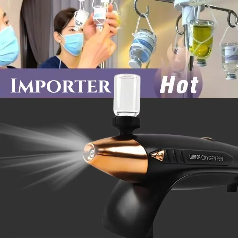 

Модернизированная многофункциональная кислородная распылительная ручка для ухода за кожей лица: мгновенное увлажнение, глубокое восполнение влаги, портативный спрей-пистолет для спа-процедур