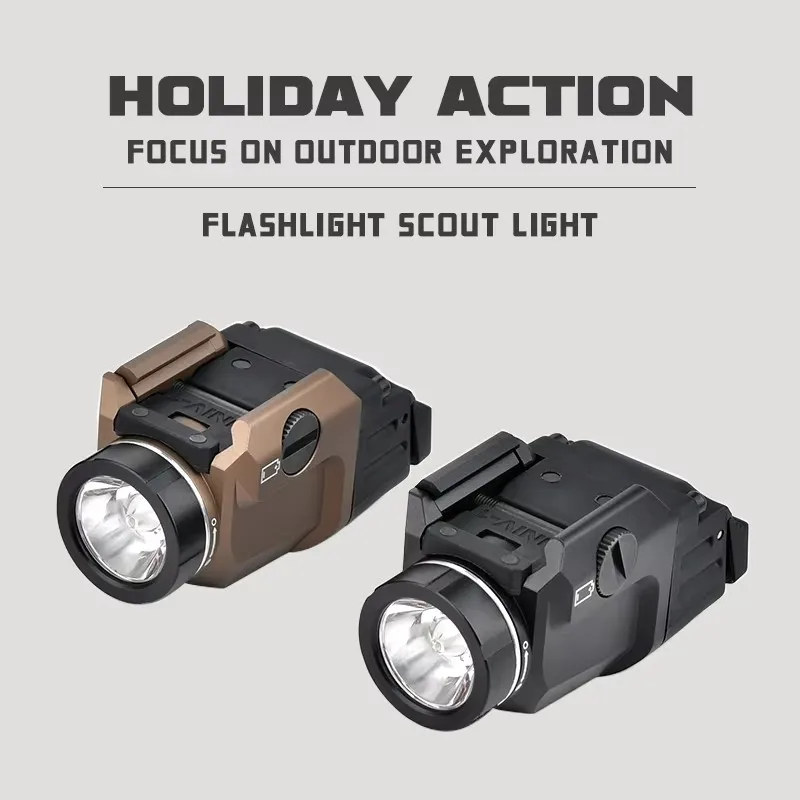 WADSN Taktische TR-7 X T L 7A Metall Hängen CNC Taschenlampe 800lLumen Strobe High Power LED Airsoft