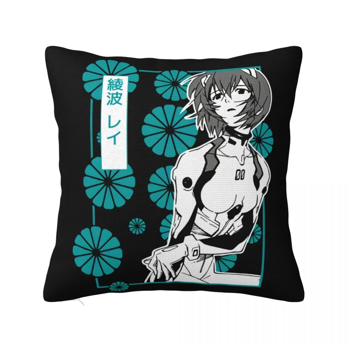 Rei Ayanami Graphic Womenmen 90S Style Hip Hop Fashion Aesthetic Harajuku Unisex Top Tees Men Pillow Case