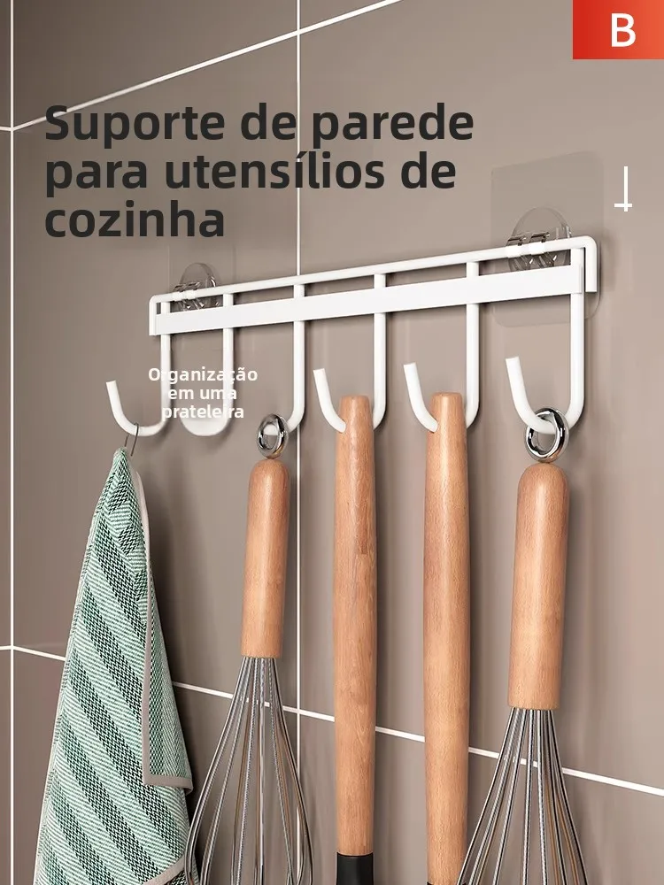 kitchen-wall-mounted-storage-ra-spoon-holder-no-drilling-required-metal-utensil-holder-rectangular-design-rustproof
