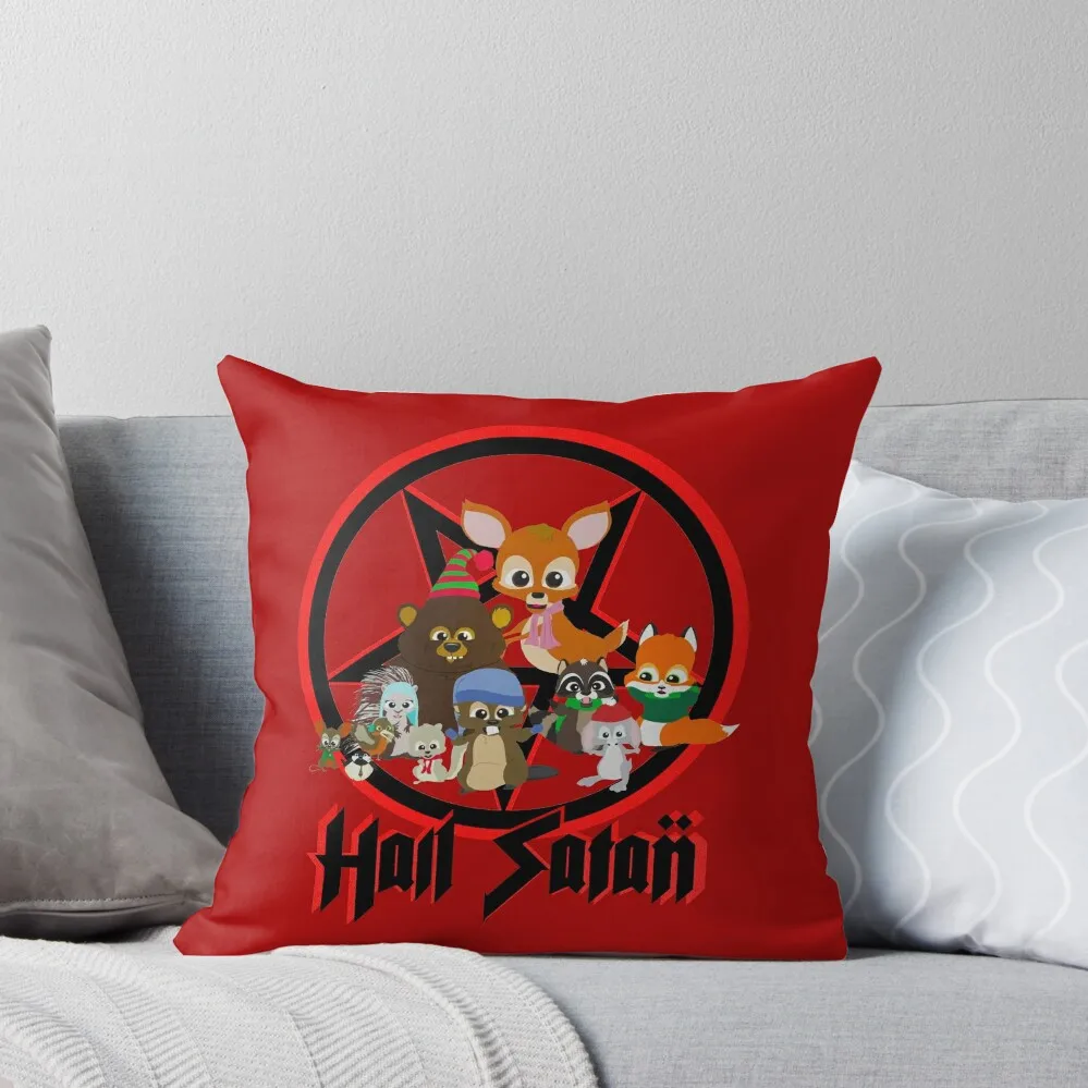 

South Park - Woodland Critter Christmas - Hail Satan Throw Pillow Cushion Cover Pillow Cases covers for pillows pillow