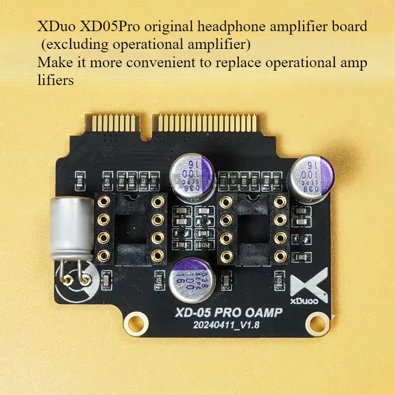 Xd05pro Decoding Headphone Amplifier All-in-One Machine Standard Headphone Amplifier Card Circuit Board/without Op Amp