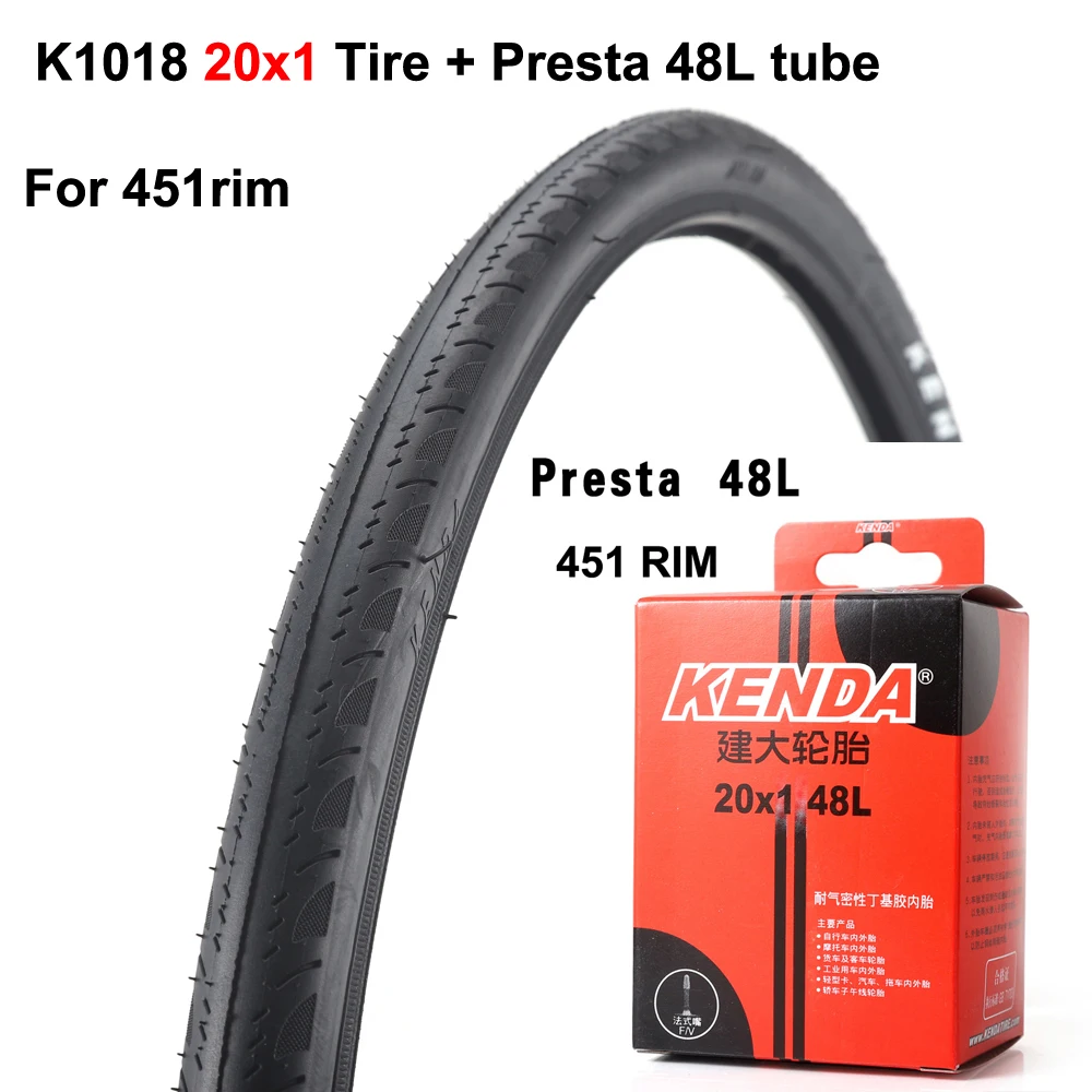 KENDA 折りたたみ自転車タイヤ 20*1 (23-451) 60TPI ロードマウンテン