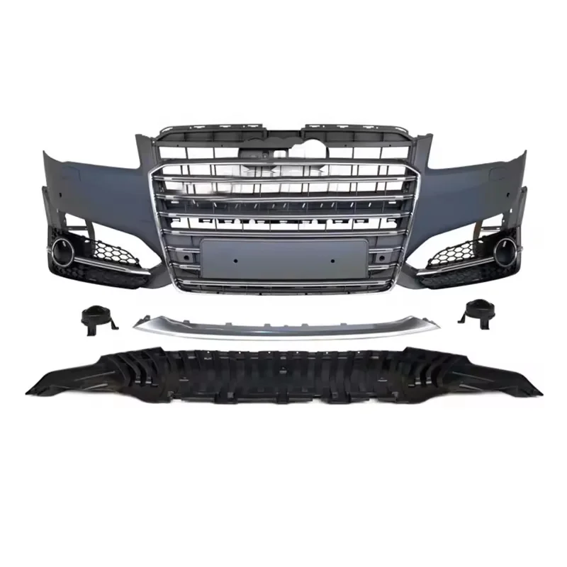 

Car Bodikits Accessories Auto S8 Style Front Bumper With Grill for Audis A8 BodyKit for PP Material 2015 2016 2017