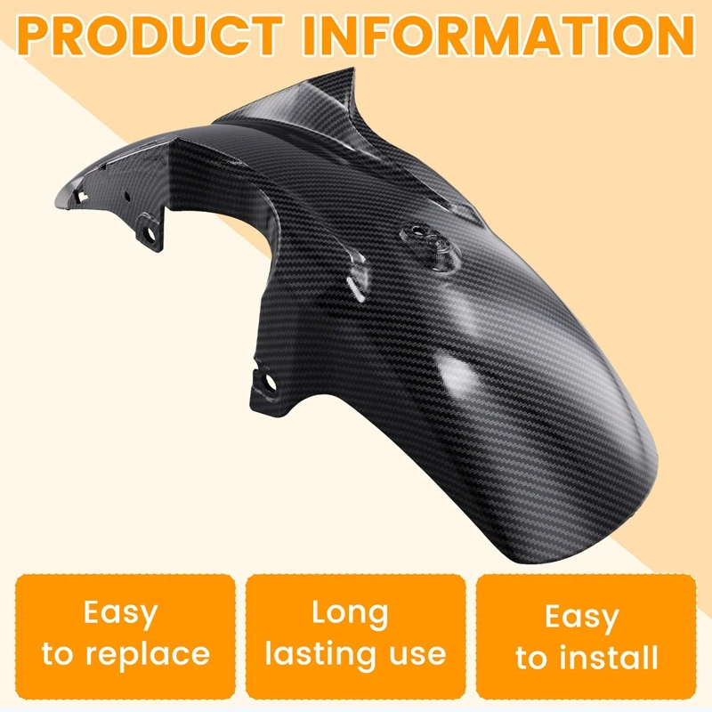 AEF2-Motorcycle Accessories Front Tire Cover Fairing Front Fender Mudguard For YAMAHA MT-07 MT07 FZ-07 2012-2017