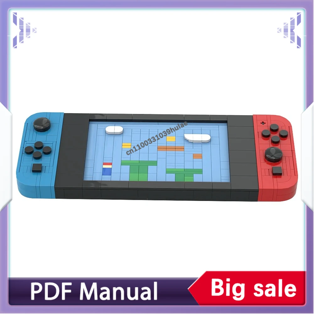 

342 шт. MOC Nintendoed Switchs, игровая консоль, строительные блоки, модель развлекательной системы Nintendo, модель кирпича, детские игрушки, подарки