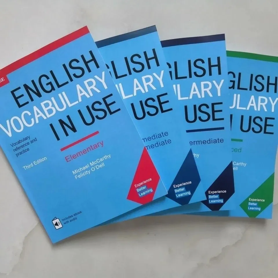 4 Cambridge English Vocabulary Books Advanced English Grammar Reading Books