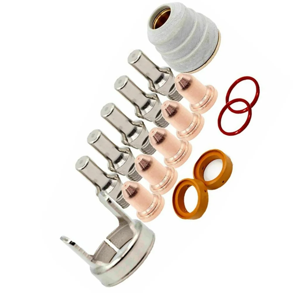Fit Electric for tomahawk 375 Electrode Tip for plasma Nozzle O-Ring for plasma WSP-24006 WSP-24021 WSP-24022 16pcs