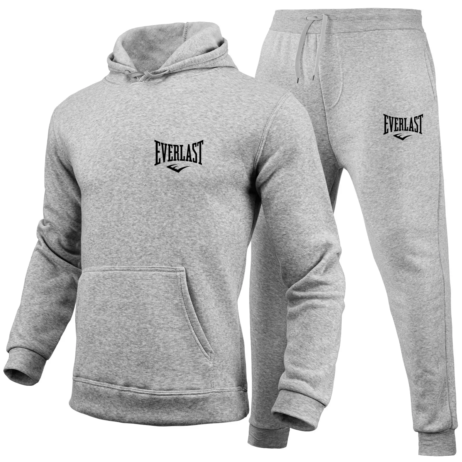 Hot-selling Everlast men's sportswear sets, hooded sweatshirts, sweatpants, casual and fashionable sportswear