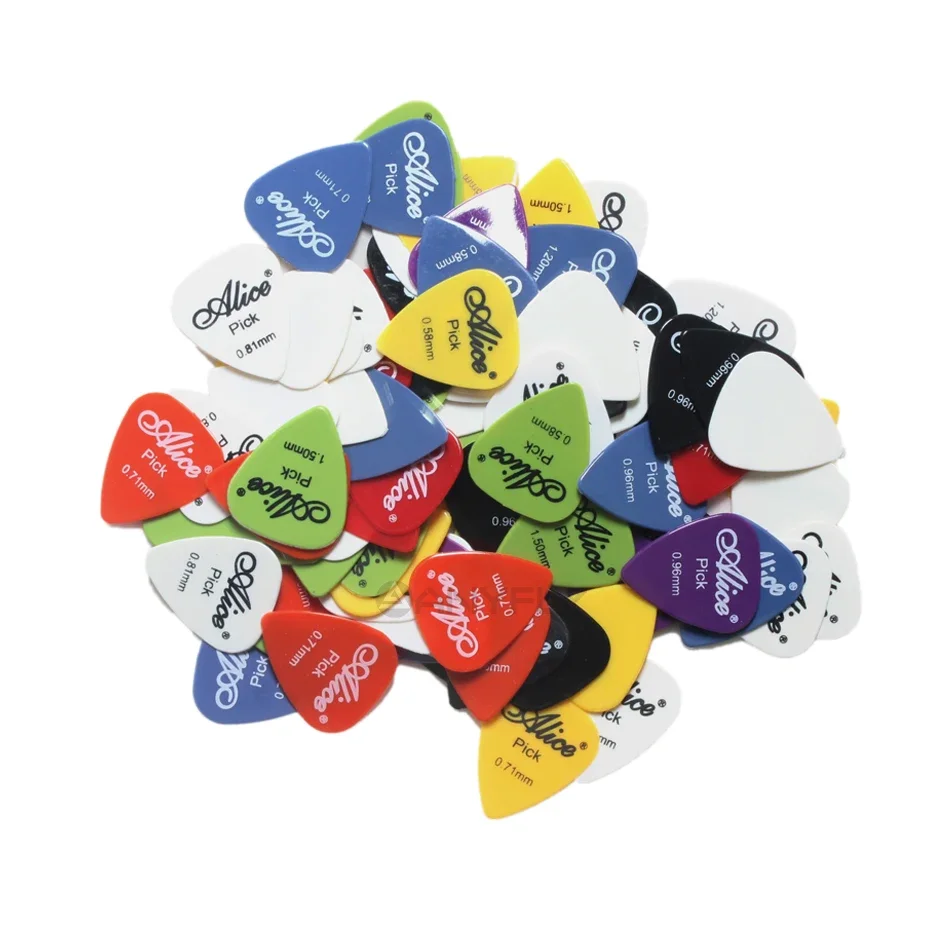 Alice 30/40/50 pçs/set Palhetas de guitarra de nylon fosco liso para guitarra clássica acústica elétrica