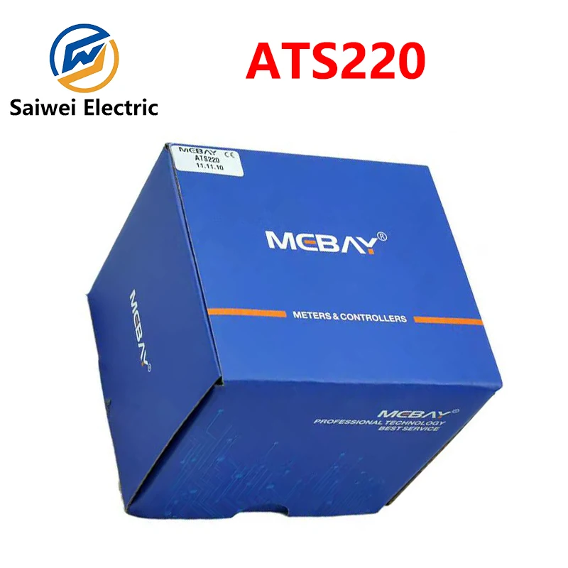 Mebay ATS220 Genset ATS Switch Controller Automatic Manual LED Display Generator Control Switch Module Panel Factory Direct