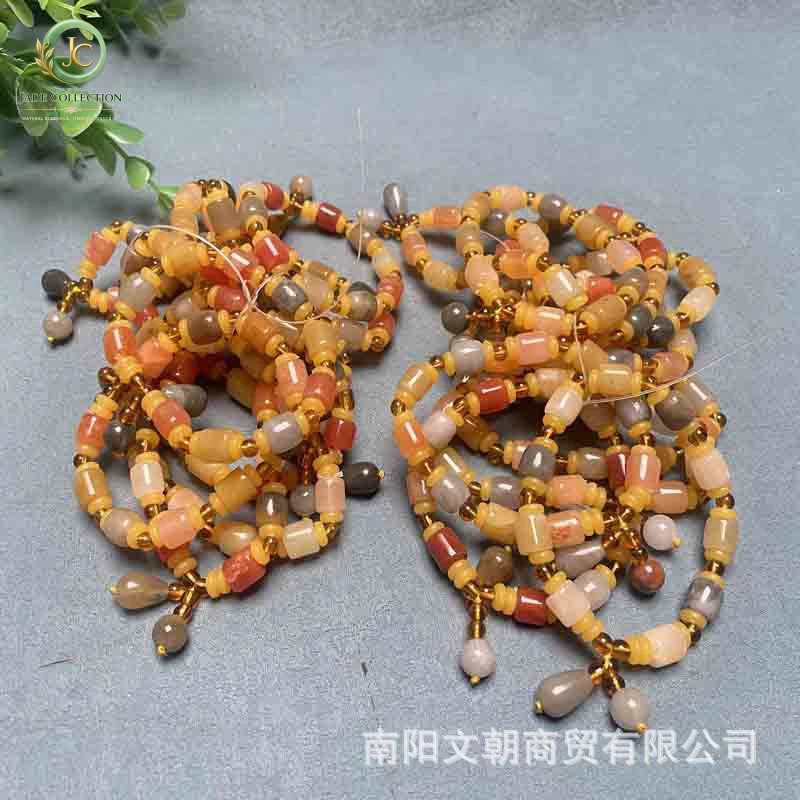 Wholesale gold silk jade bracelets, vintage-style bead bracelets, fresh and simple style for women, summer live-streaming invent