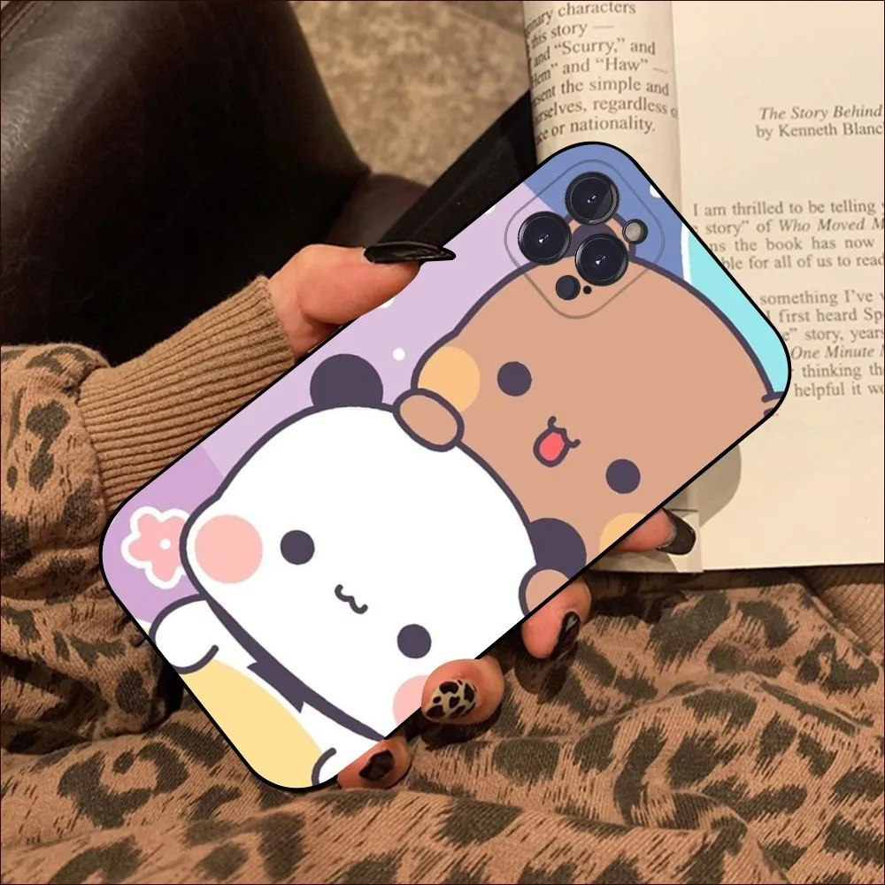 Cute BuBu DuDu Phone Case For iPhone 15 14 11 12 13 Mini Pro XS Max Cover 6 7 8 Plus X XR SE 2020 Funda Shell