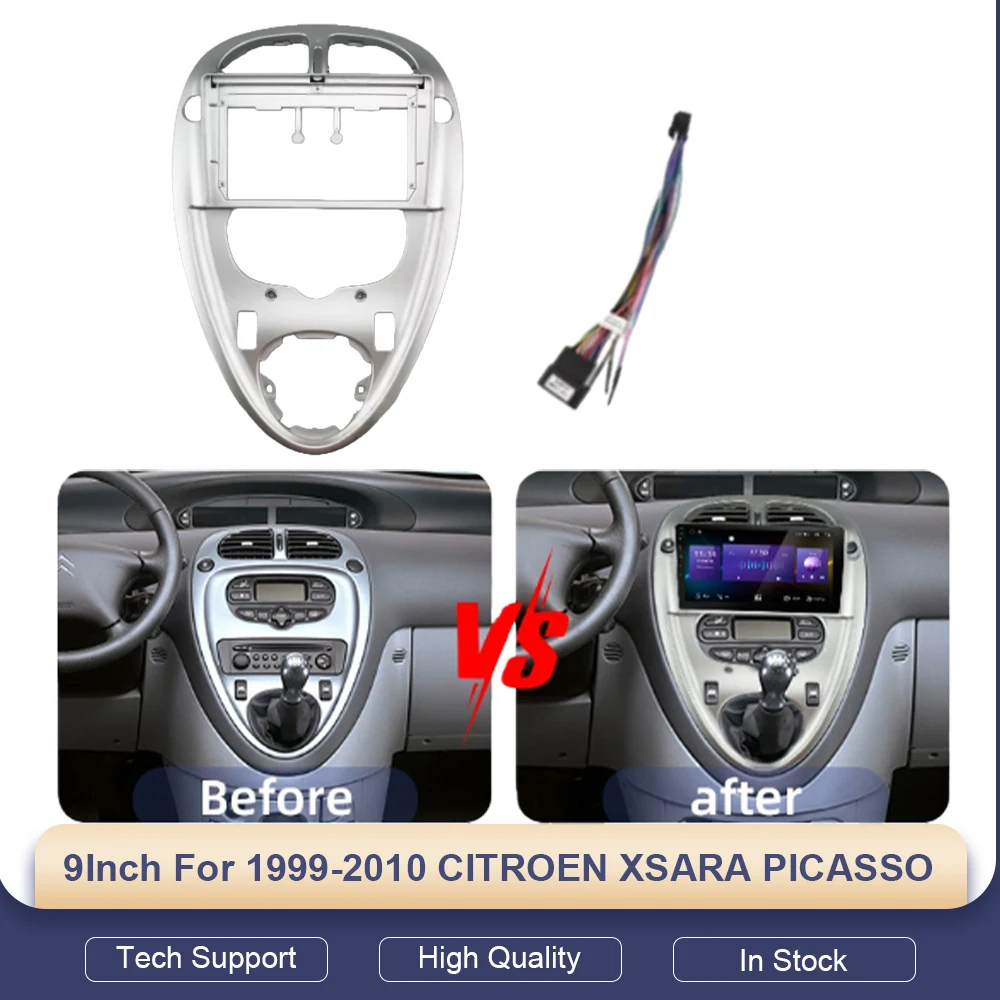 

9-дюймовый автомобильный радиоприемник для 1999-2010 CITROEN XSARAPICASSO Android стерео плеер 2 Din головное устройство панель отделка приборной панели