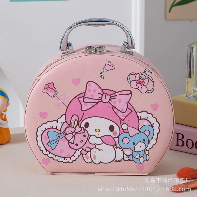 

1pcs for Kulomi Mini suitcase Cartoon high appearance level makeup bag waterproof portable makeup box cute storage bag