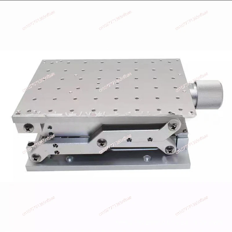 Workbench Z-axis Lifting Platform 3D Displacement Table XY Fine Adjustment Slide Table Aluminum Plate Positioning Fixture