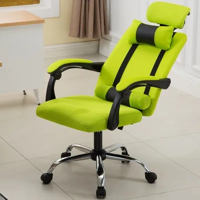 Customizable computer chair, household mesh footrest, reclining lunch break chair