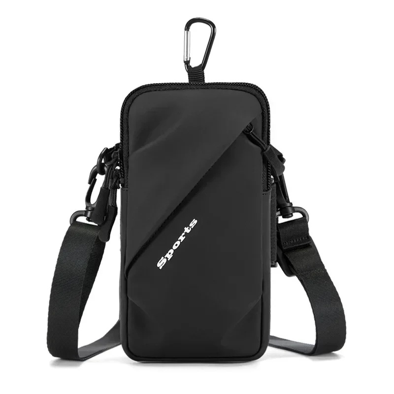 

Crossbody Zipper Waterproof Running Bags For iPhone 16 Pro Max 16 Plus 16E 15 14 13 Samsung Xiaomi Men Women Outdoor Sports Bag