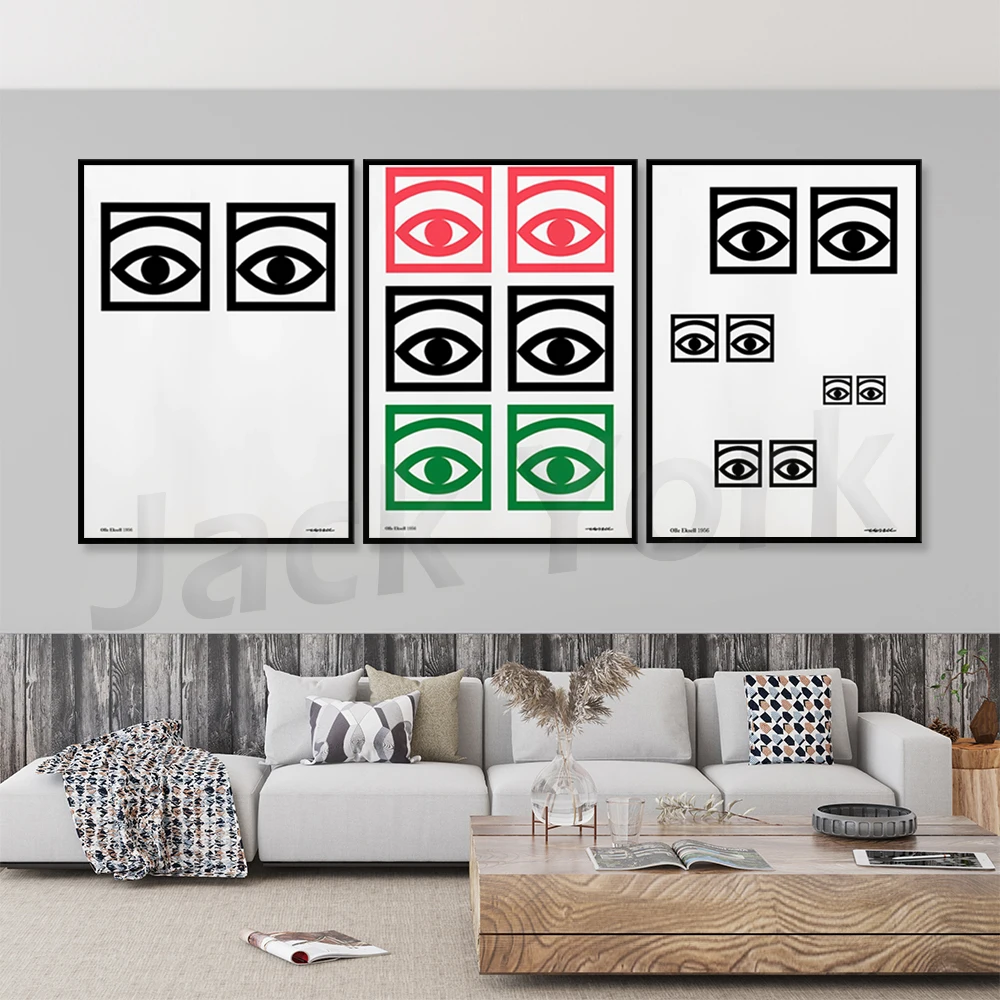 

Olle Eksell Cocoa Eyes 1956 Vintage Print, Ögon Cacao One Eye Poster, Minimalist Poster, Printable Wall Art