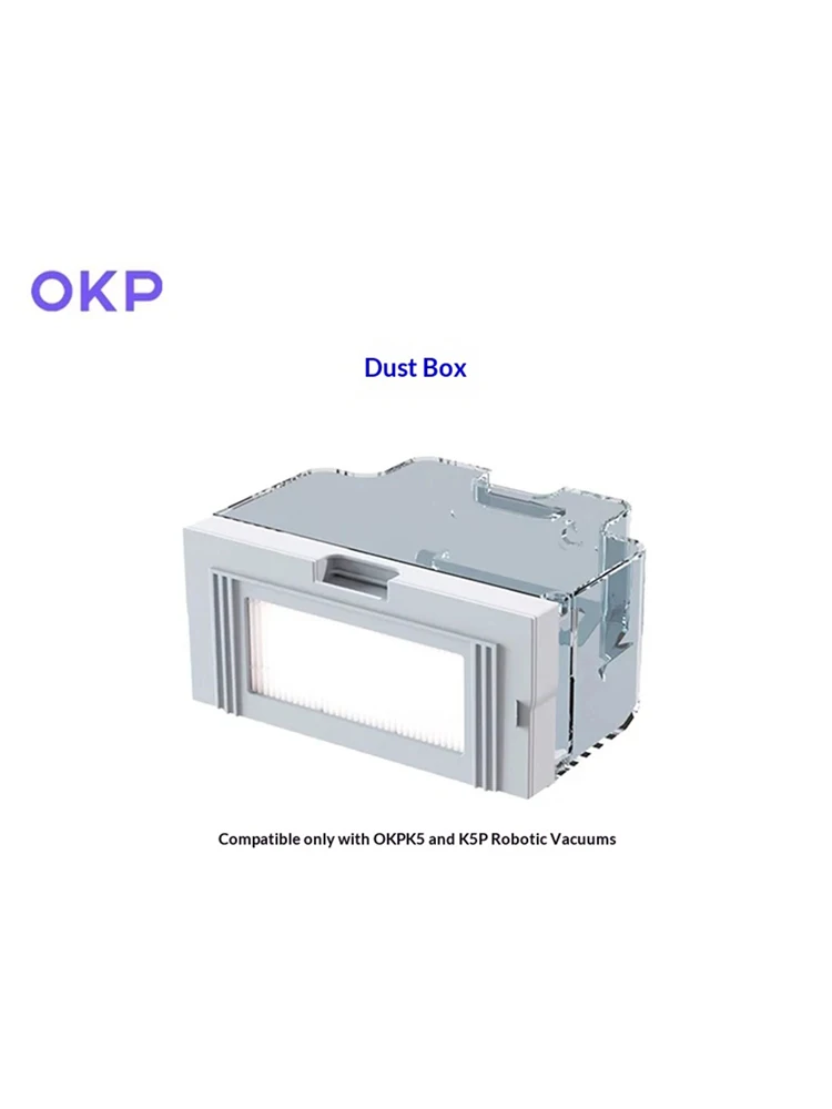 OKP Robot Vacuum Cleaner One dust box accessory of OKP sweeping robot is only suitable for K5 and K5Pro