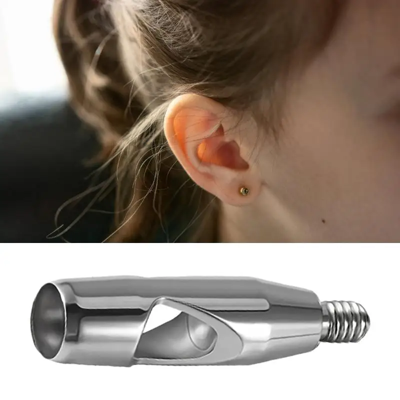 P9FE Edelstahl-Körperpiercing-Instrument für Ohren, Nase und Augenbrauen mit glatter Politur und Schmuck hygienischen Design – Detail 7