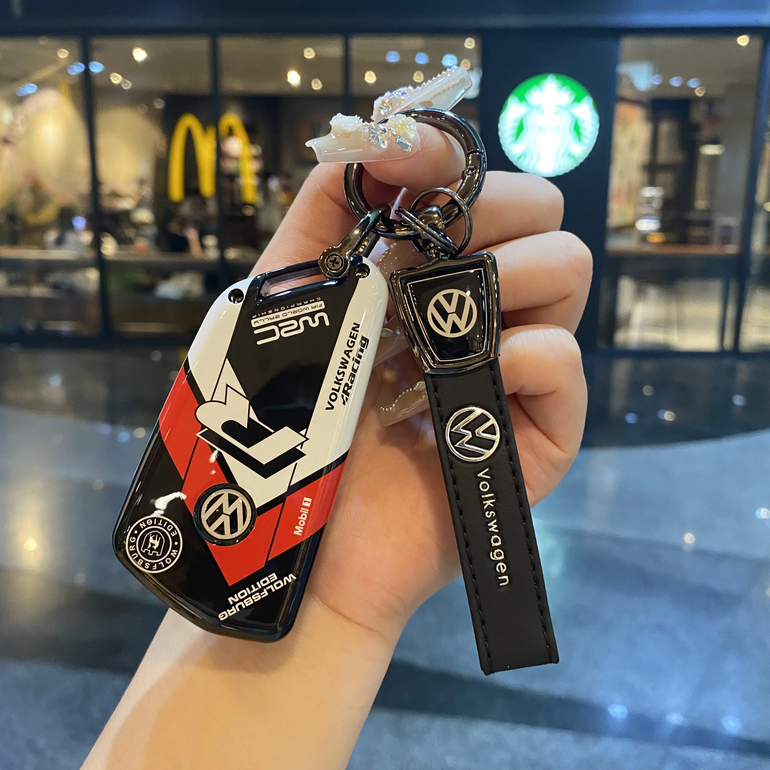 

Чехол для автомобильного дистанционного ключа для Volkseagen VW Golf 8 MK8 GTI GTD R ID.3 ID.4 2020 Cupra, украшение интерьера автомобиля