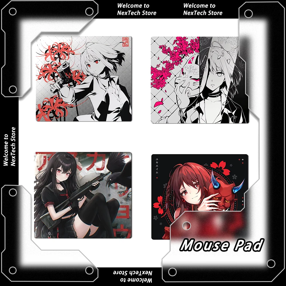 Skypad SORA YUME لوحة ماوس ألعاب زجاجية ذات سطح أملس بلوري حصيرة مكتبية ترقية FPS ملحقات ألعاب الكمبيوتر المخصصة للمكتب #1