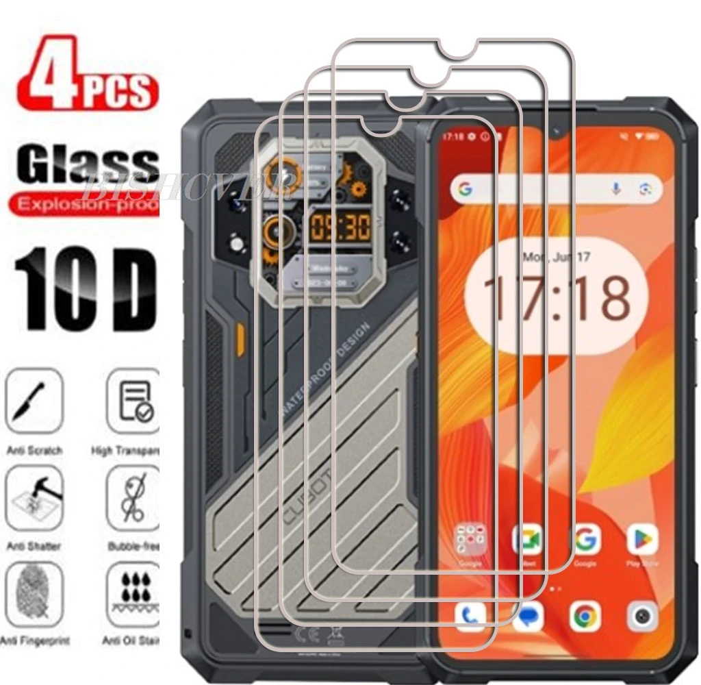 4PCS Tempered Glass For Cubot KingKong X 6.58" CubotKingKongX KingKongX  Screen Protector Protective Film