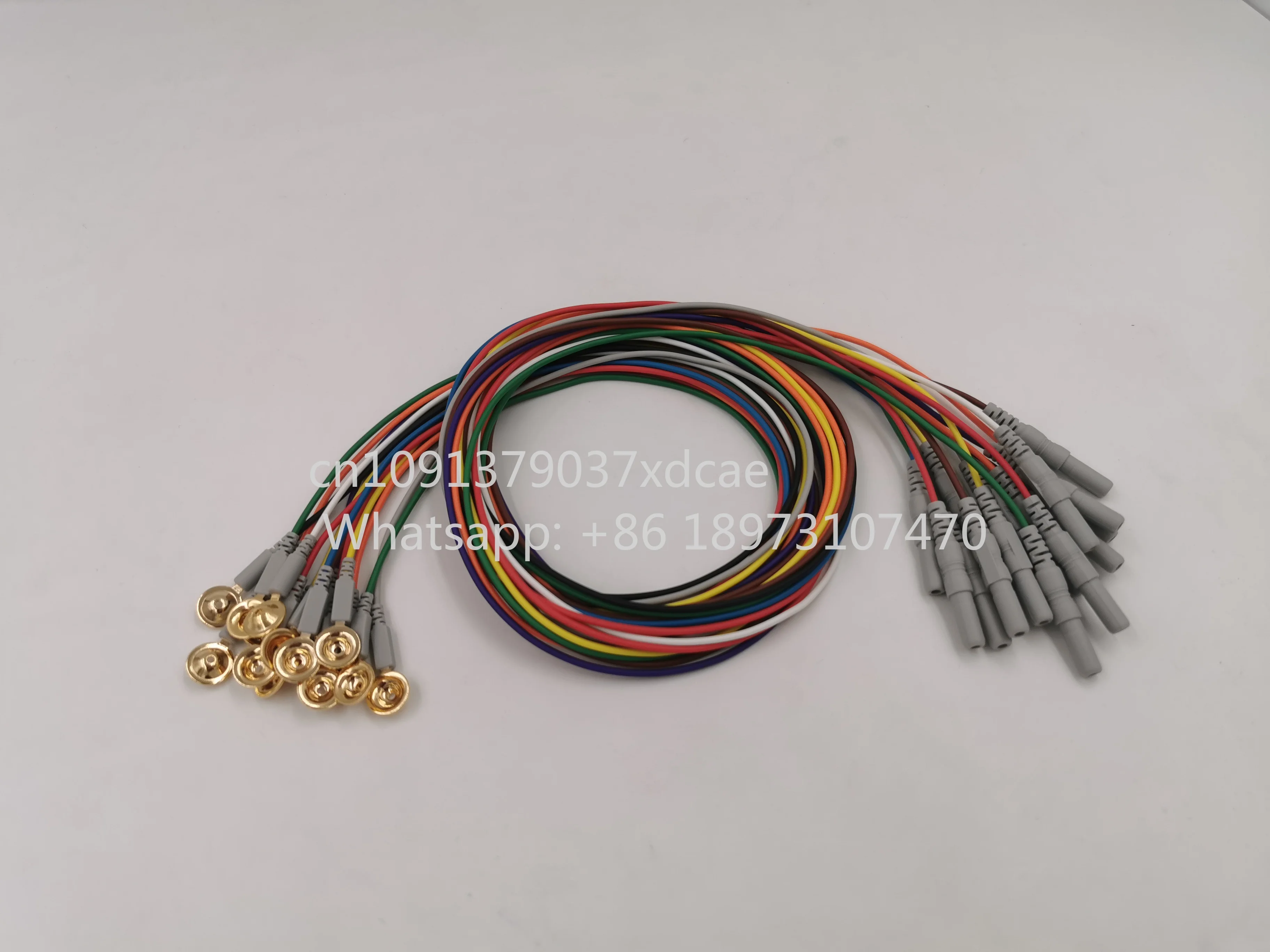 2026 New High Quality Reusable . Cup Electrodes For Pediatric Infant Adult AgCl EEG Caps Electrodes For Eeg . Plated Eeg E