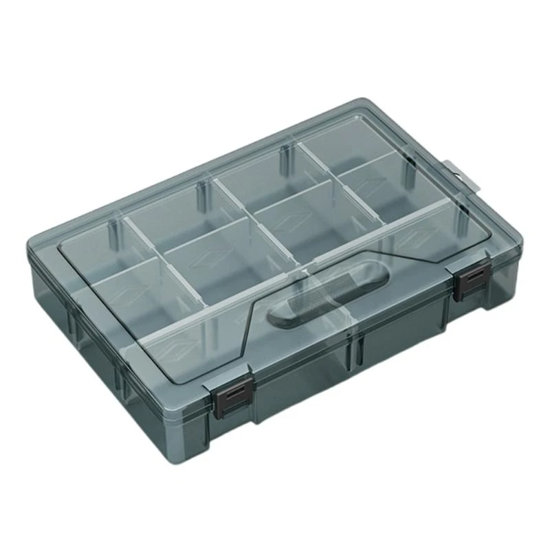 

G6KF Plastic Tool Parts Box Storage Screw Box Tool Classification Electronic Drill Bit Accessories Thickened Grid Box