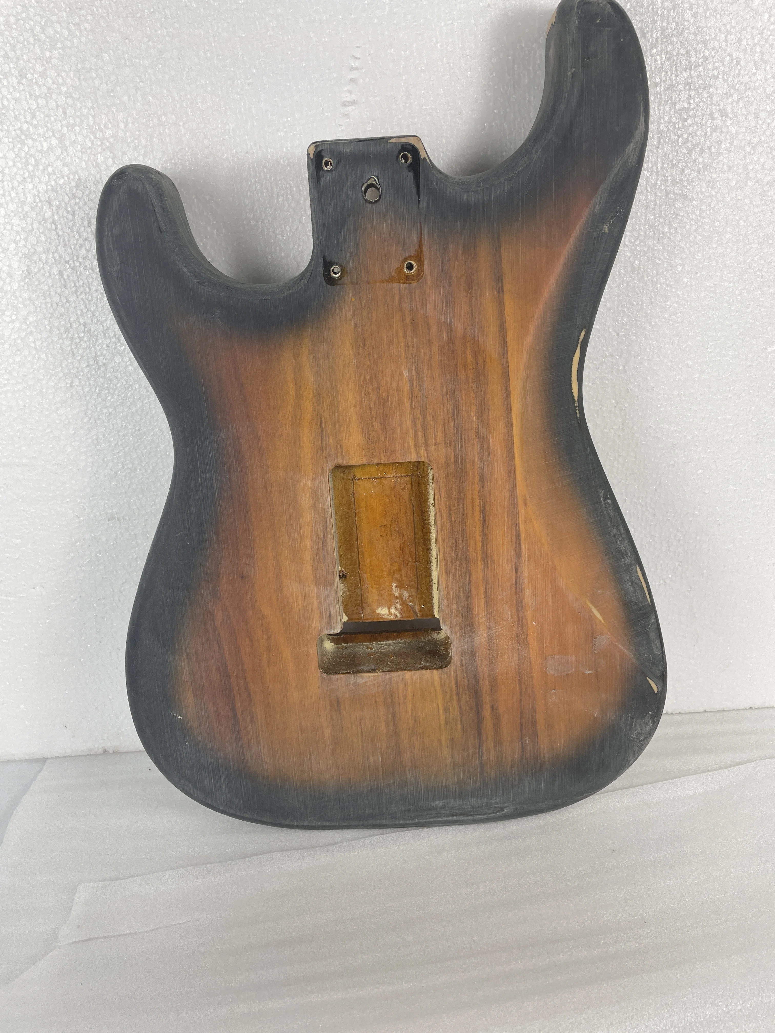 Semi-finished Electric Guitar Body, Organ, Paulownia, ST Paint, Stock defect