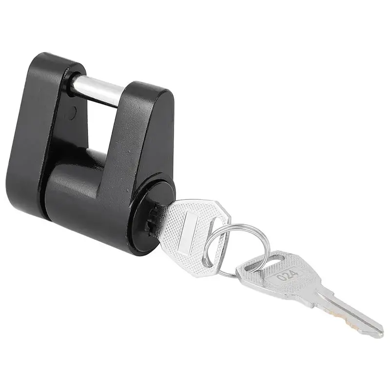 Rust-resistance Anti-theft Hard-wearing Durable Hook Lock Tongue Locks Hitch Coupler Lock Lock for Cehicles Cars A30