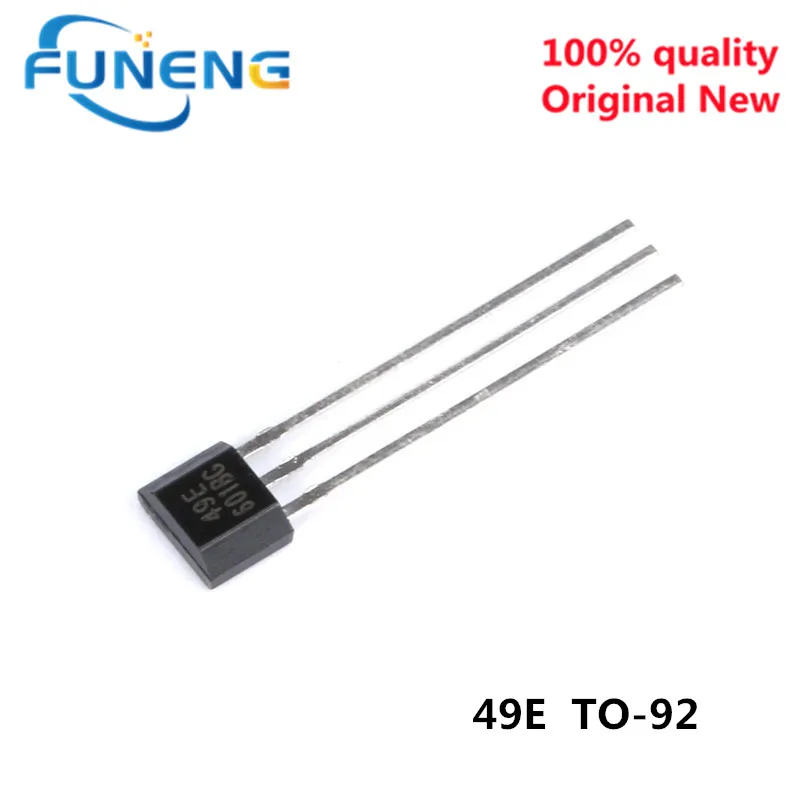100pcs 49E 41F A3144 Hall element SS49E OH49E Hall sensor Hall Effect Sensor new