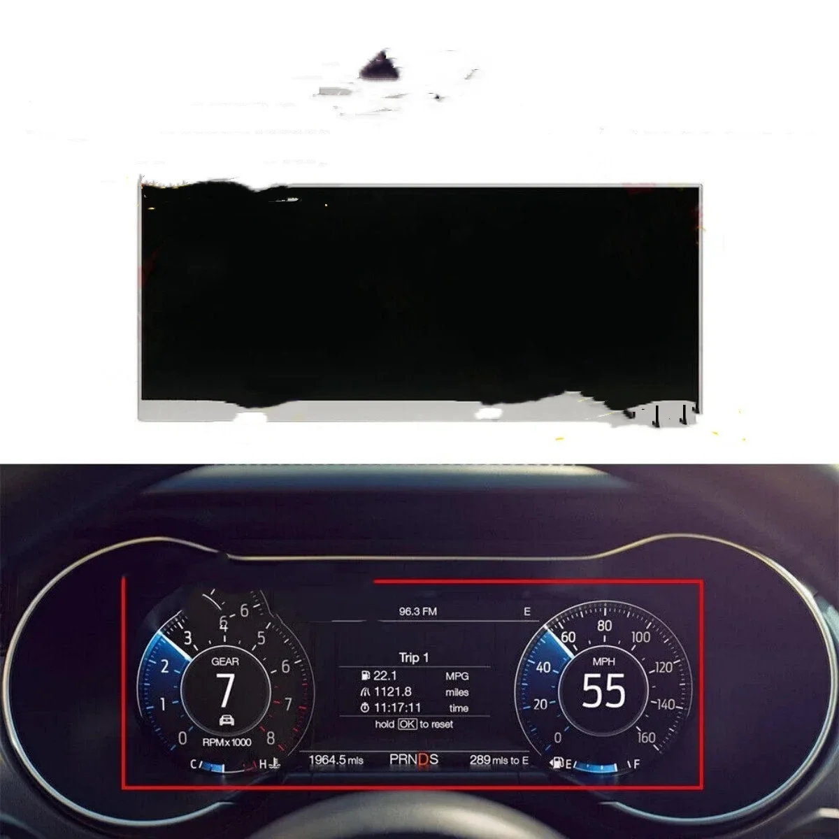 

12.4'' Color Display Instrument Panel Speedometer