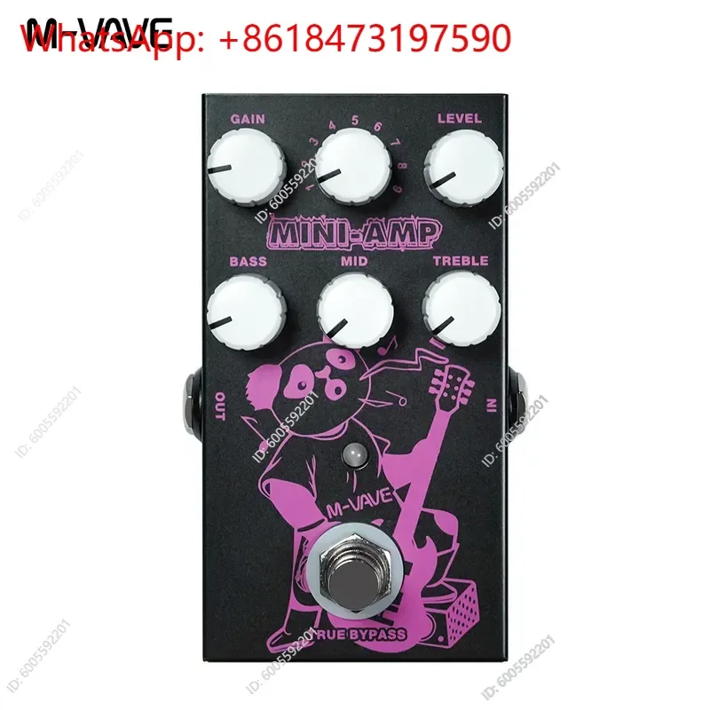 Hot Sale Mini Amp Electric Guitar Portable Speaker Processing Rock Electronic Effects Monolithic
