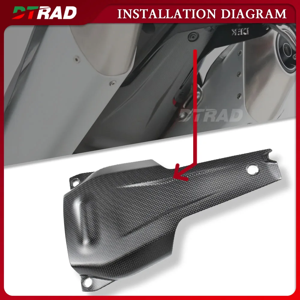 2025 For DUCATI Hypermotard 698 Mono RVE 2024 Carbon Fiber Rear Tail Seat Under Panel Fairing Kit Tail Lower Protection Cover