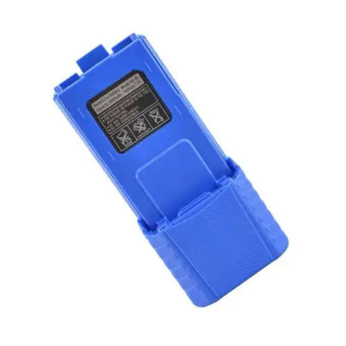 2 pezzi blu nuovo pacco batteria agli ioni di litio 7.4V 3800mAH per Radio Walkie Talkie BaoFeng UV-5R Radio bidirezionale